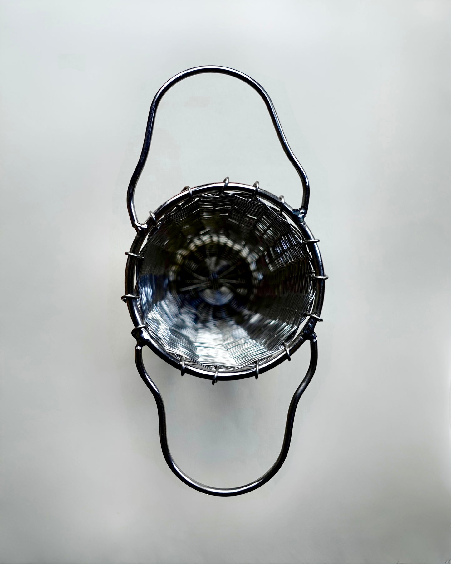 Hand-Woven Silver Tea Strainer