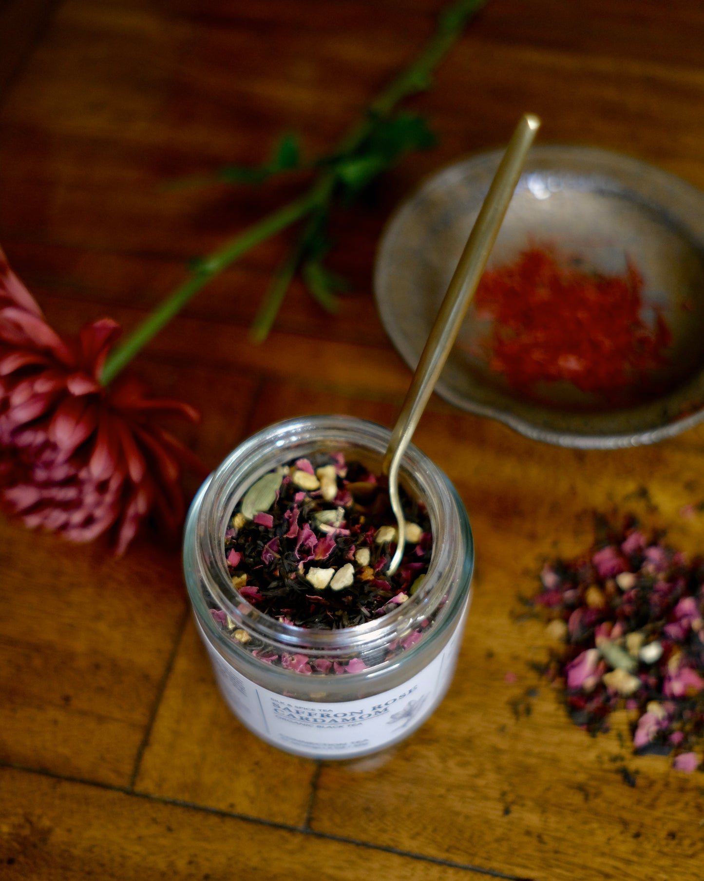 Saffron Rose Cardamom | Connection Tea